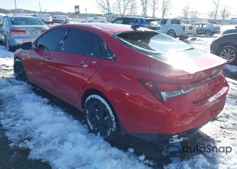 2022 Hyundai Elantra Sel из США, поврежденный, VIN 5NPLS4AG9NH061898